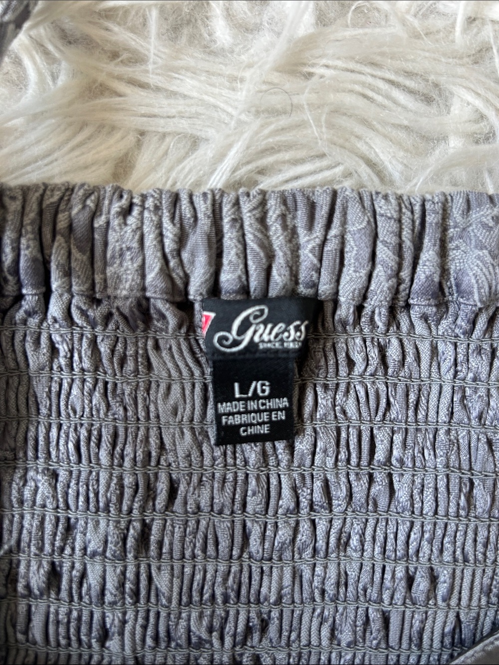 Whimsygoth Gray Lace Guess Cami - Picture 6 of 7
